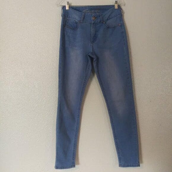 Seven7 women's size 10 light wash aura color skinny jeans - Picture 1 of 15